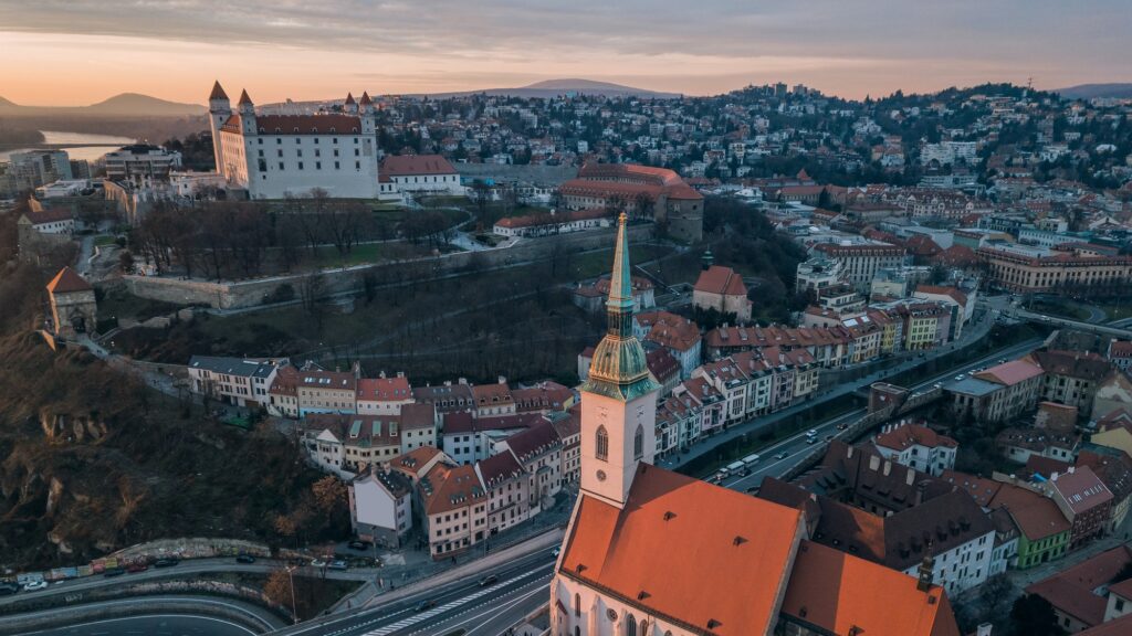 Cityscape of Bratislava